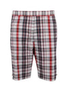 Multicolor Striped Plaid Classic Backstrap Shorts - THOM BROWNE - BALAAN 2