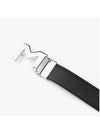 M Buckle Reversible Leather Belt Black - MONTBLANC - BALAAN 6