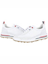 Fine Kid Suede Tech Runner White - THOM BROWNE - BALAAN 2