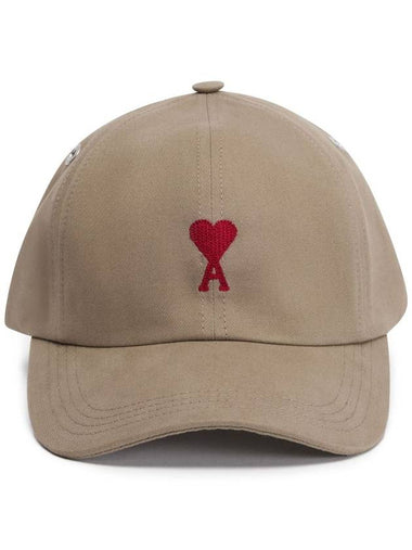 Chain Stitch Heart Logo Cap UCP006 CO0051 263 - AMI - BALAAN 1