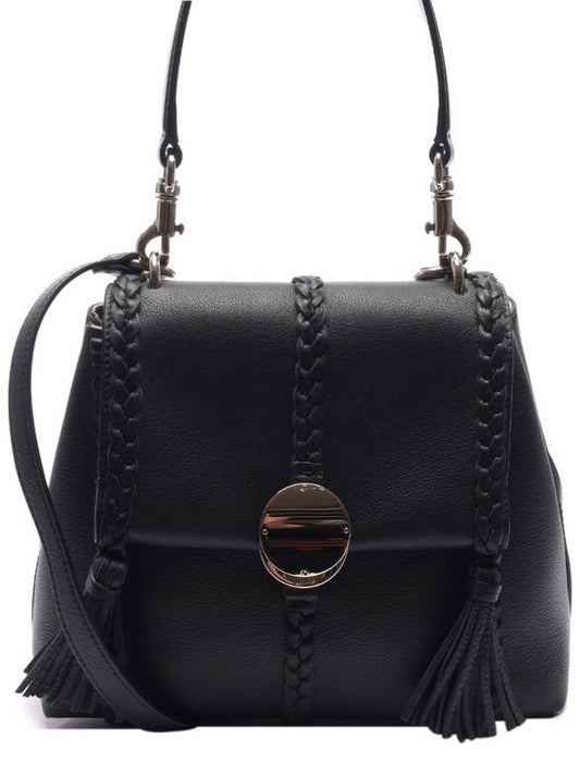 Penelope Leather Shoulder Bag Black - CHLOE - BALAAN 2