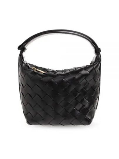 Candy Wallace Intrecciato Tote Bag Black - BOTTEGA VENETA - BALAAN 2