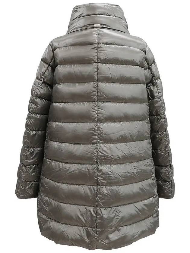 Women's Amelia A Shape Quilted Padded Gray - HERNO - BALAAN.