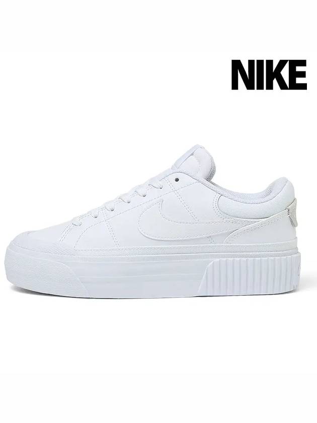 Court Legacy Lift Low Top Sneakers White - NIKE - BALAAN 2