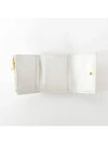 Intrecciato Tri-Fold Zipper Half Wallet Chalk White - BOTTEGA VENETA - BALAAN 5