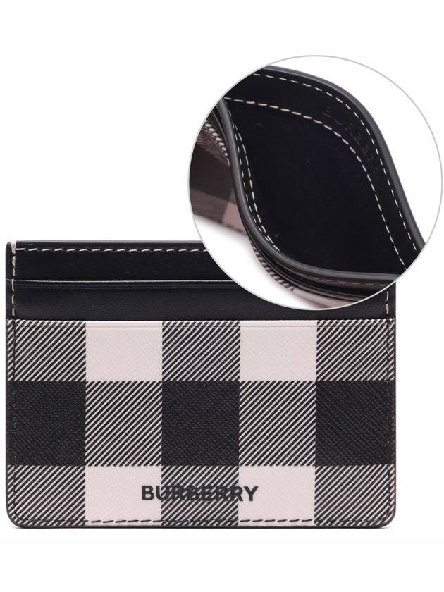 Check Logo Print Card Wallet - BURBERRY - BALAAN 3