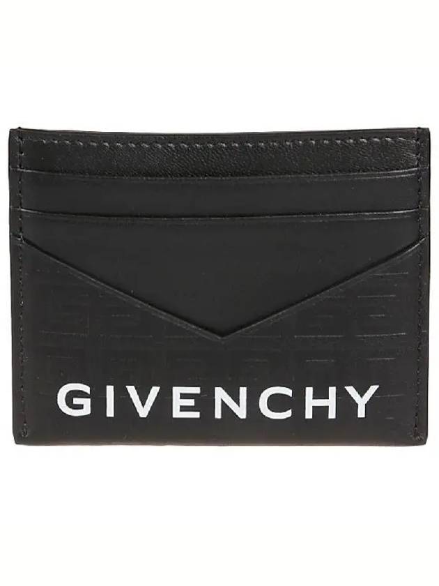 Logo 4G Monogram Card Wallet Black - GIVENCHY - BALAAN 2