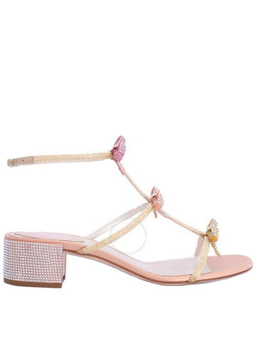 Rene Caovilla Ladies Caterina 40 Bow Sandals, Brand Size 37 ( US Size 7 ) - RENE CAOVILLA - BALAAN 1