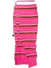 Women's La Jupe Maille Concha H-Line Skirt Pink - JACQUEMUS - BALAAN 2