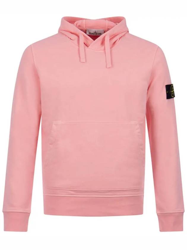 Wappen Patch Classic Fleece Hoodie Pink - STONE ISLAND - BALAAN 3