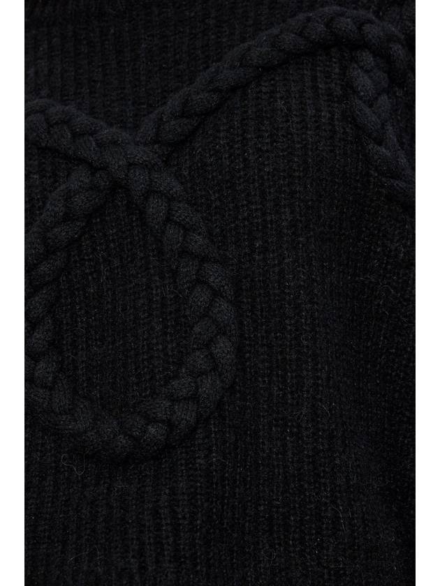 Munthe Sweater With Stitching, Women's, Black - MUNTHE - BALAAN 5