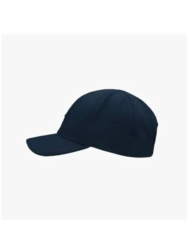 Shell-R Embroidered Logo Ball Cap Navy - CP COMPANY - BALAAN 5