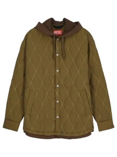 Hooded Quilted Jacket A104950KJAF - DIESEL - BALAAN 2