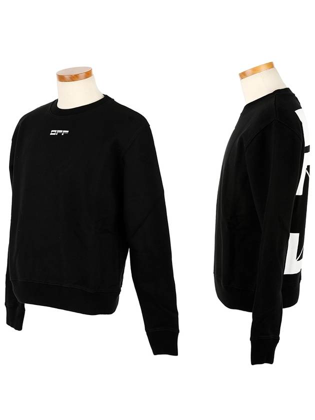 face logo sweatshirt black - OFF WHITE - BALAAN 4