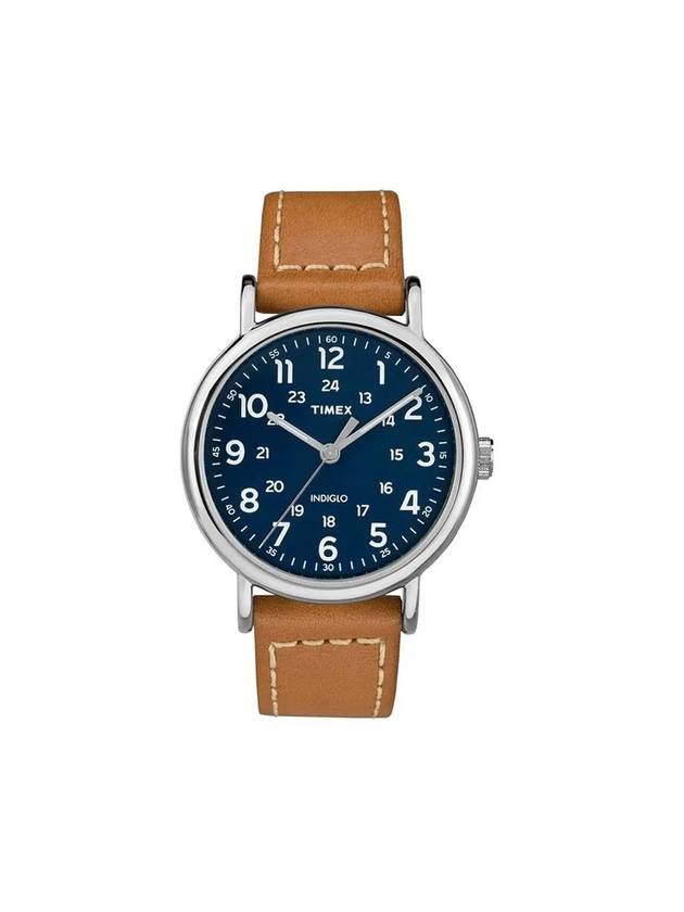 Watch Men's Leather Band Weekender TW2R42500 - TIMEX - BALAAN 1