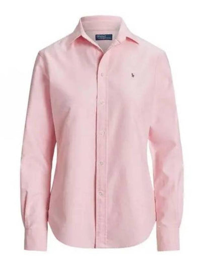 Pony Classic Fit Long Sleeve Shirt Pink - POLO RALPH LAUREN - BALAAN 2