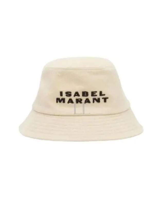 Haley Logo Bucket Hat Black Ecru - ISABEL MARANT - BALAAN 2