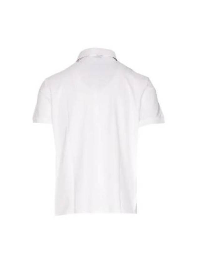 Cotton Polo Shirt White - ETRO - BALAAN 3