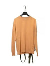 Cotton Crepe Knit Top Brown - CP COMPANY - BALAAN 2