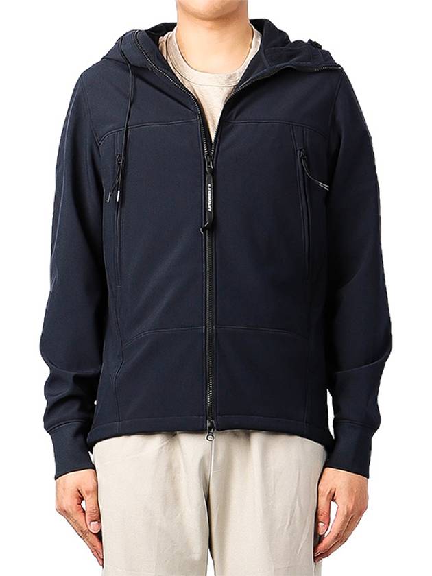 Men's Shell R Goggles Hooded Jacket Navy - CP COMPANY - BALAAN 2