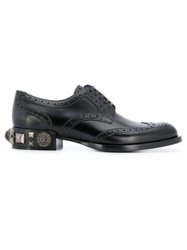 Women's Ballerina Oxford Black - DOLCE&GABBANA - BALAAN 1