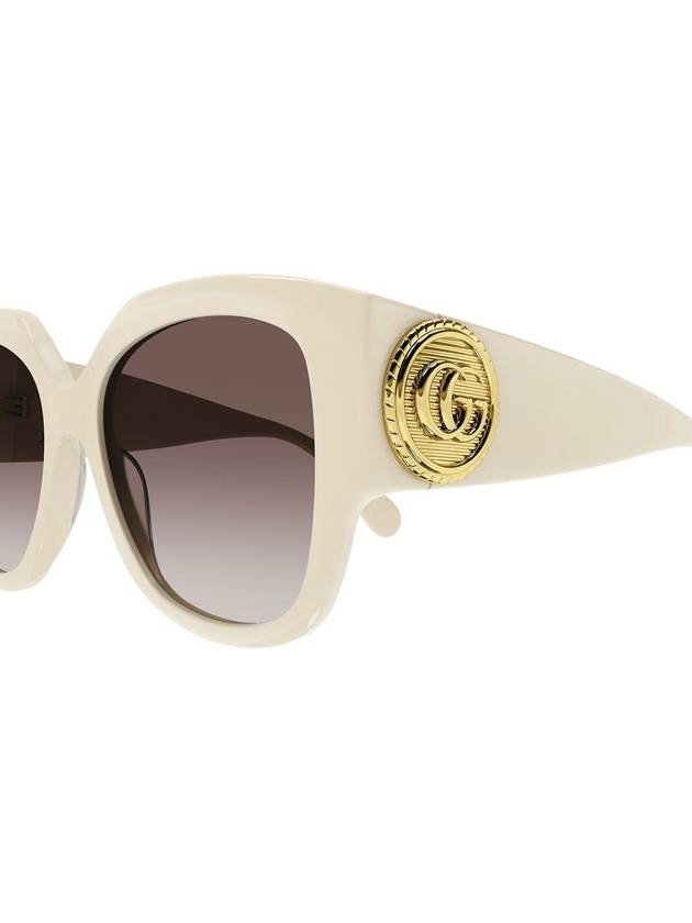 logo decorated round frame sunglasses GG1407S - GUCCI - BALAAN 4