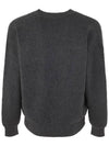 Ateley Logo Cotton Sweatshirt Dark Grey - ISABEL MARANT - BALAAN 3