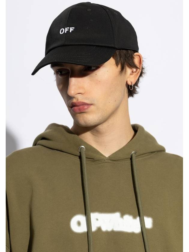 Off-White Baseball Cap, Men's, Black - OFF WHITE - BALAAN 2