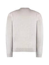 Baby Fox Patch Regular Knit Top Light Grey Melange - MAISON KITSUNE - BALAAN 3