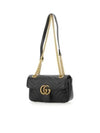 GG Marmont Matelasse Gold Chain Mini Cross Bag Black - GUCCI - BALAAN 2