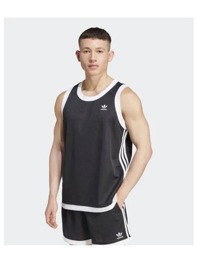 Mock Eyelet Loose Fit Sleeveless Black - ADIDAS - BALAAN 2