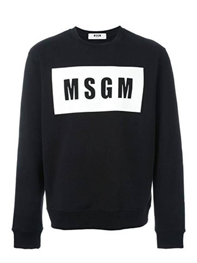 Logo 2440MM68 184298 99 Men's Sweatshirt - MSGM - BALAAN 8