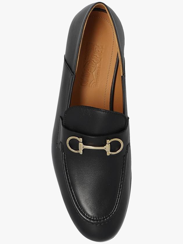 FERRAGAMO ‘Ottone’ Leather Shoes, Women's, Black - SALVATORE FERRAGAMO - BALAAN 6