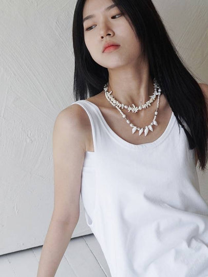 IVORY Coral Choker Necklace - RUBATI - BALAAN 2