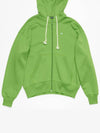 Small Face Logo Patch Zip-Up Hoodie Green - ACNE STUDIOS - BALAAN 5