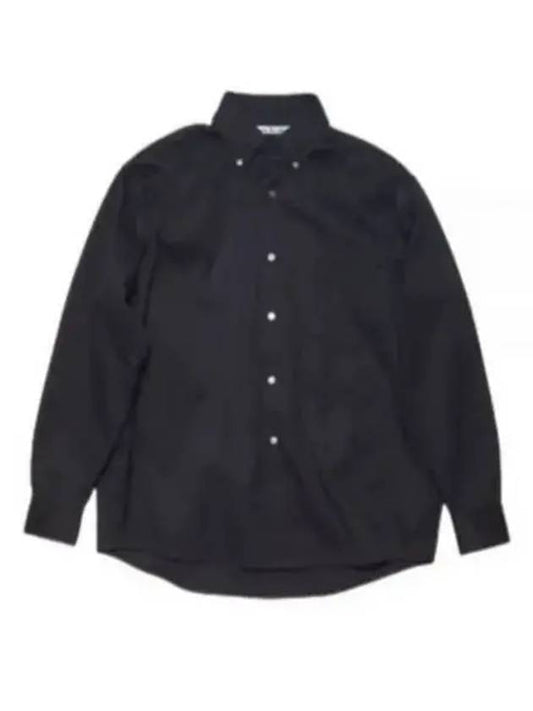 Studios Men's Button Up Over Long Sleeve Shirt Black - ACNE STUDIOS - BALAAN.