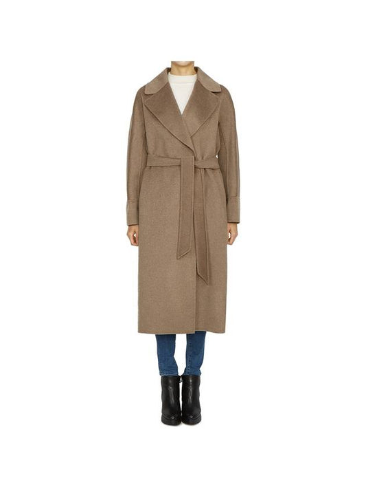 Zurigo Wool Cashmere Single Coat Brown - MAX MARA - BALAAN 1