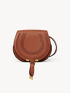 Marcie Saddle Small Grained Leather Cross Bag Tan - CHLOE - BALAAN 2