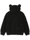 02 Punk Bear Fleece Jacket Black - CLUT STUDIO - BALAAN 7