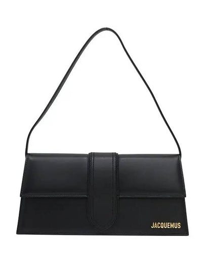 Le Bambino Long Flap Shoulder Bag Black - JACQUEMUS - BALAAN 2