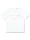 Kids Logo Short Sleeve T-Shirt White - BURBERRY - BALAAN 1