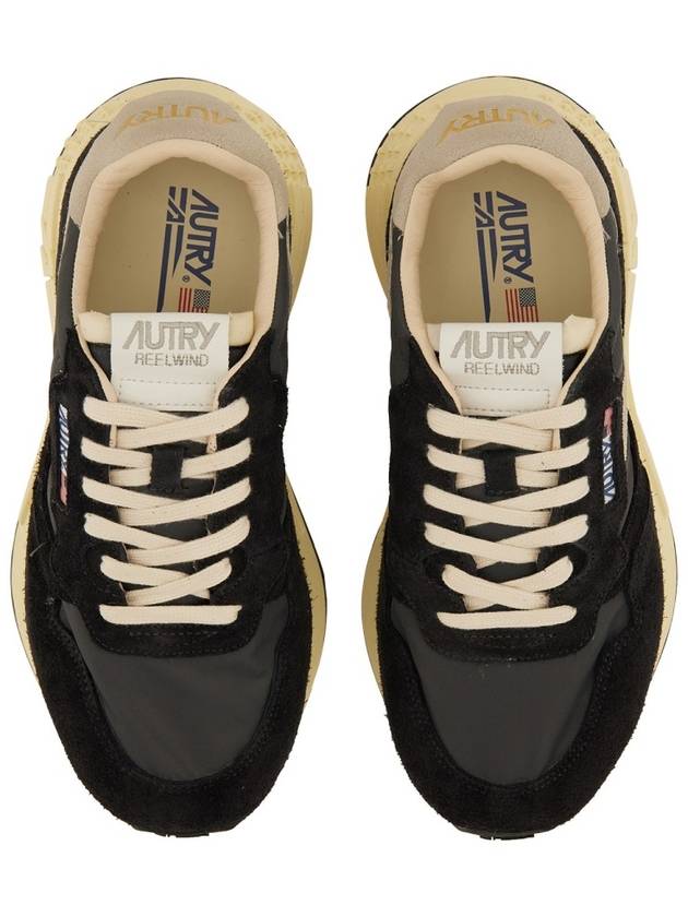 Reelwind Nylon Suede Low Top Sneakers Black - AUTRY - BALAAN 10