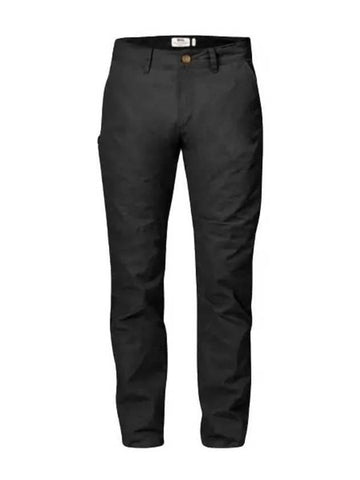 Men's Sormland Tapered Straight Pants Dark Grey - FJALL RAVEN - BALAAN 1