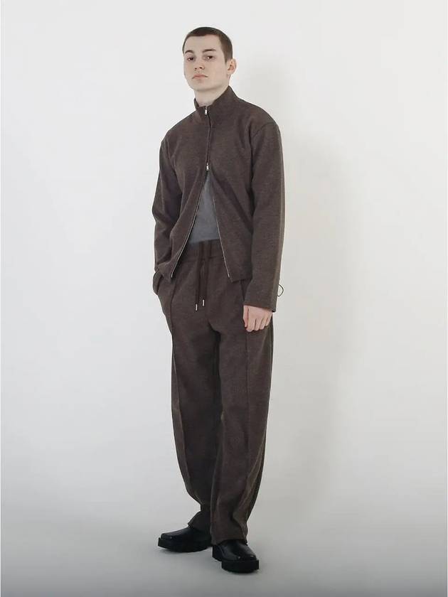 Ribbed Knit String Pants Brown - CHANCE'S NOI - BALAAN 3