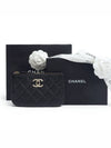 Season mini caviar pouch bag black gold - CHANEL - BALAAN 2