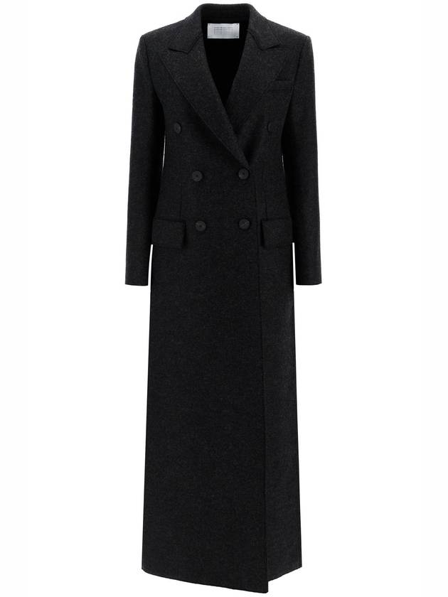 Tailored pressed wool double coat gray - HARRIS WHARF LONDON - BALAAN 2