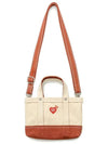 Heavy Canvas Mini Shoulder Tote Bag (Orange) HM25GD036 - HUMAN MADE - BALAAN 2