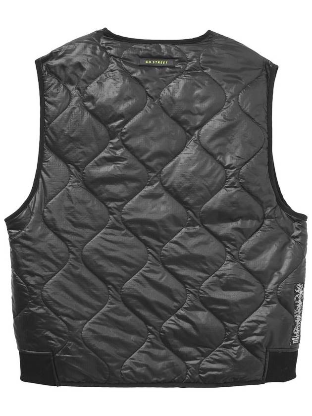 Reversible Wave Quilted Vest Black - GO STREET - BALAAN 5