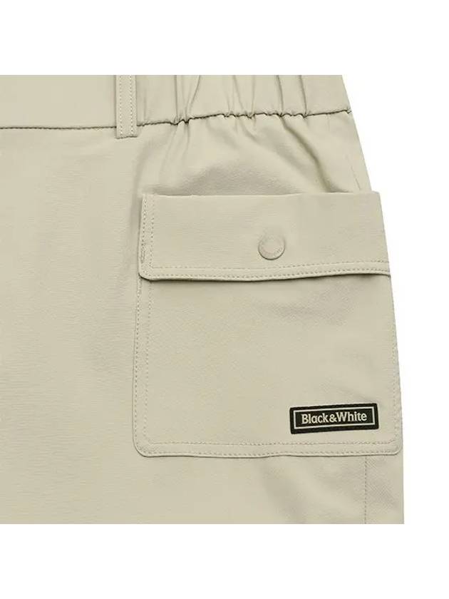 Out Pocket Jogger Pants 5904LZSSBEIGE - BLACK&WHITE - BALAAN 3