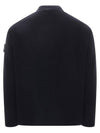 Ghost Piece Crew Neck Wool Knit Top Navy - STONE ISLAND - BALAAN 3